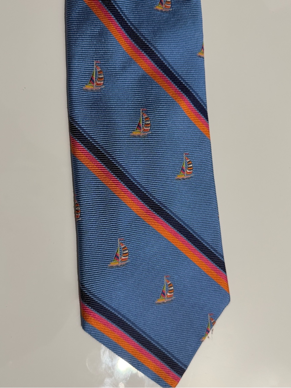 Brooks Brothers Blue Nautical Sail Boat